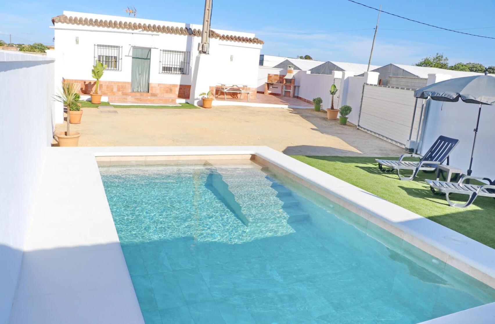 Casa Colorado con piscina Conil De La Frontera Exterior foto